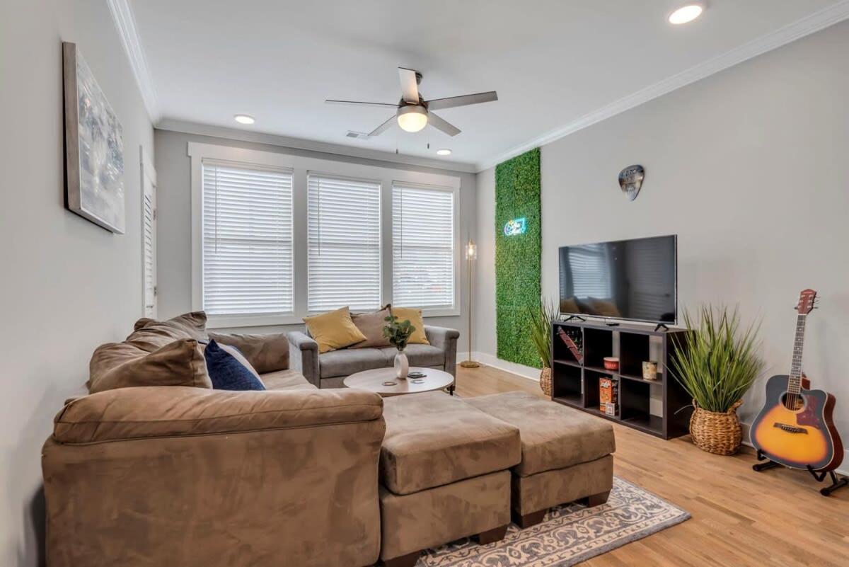 Modern Nations Condo - Walkable - 5 Mi Downtown Nashville Kültér fotó